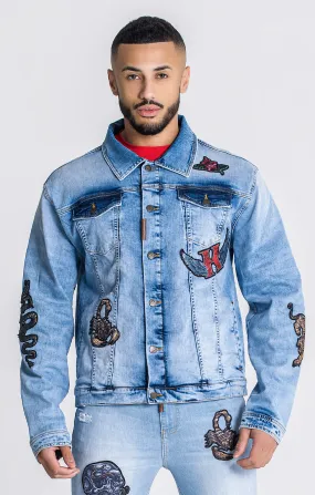 Light Blue Royals Denim Jacket