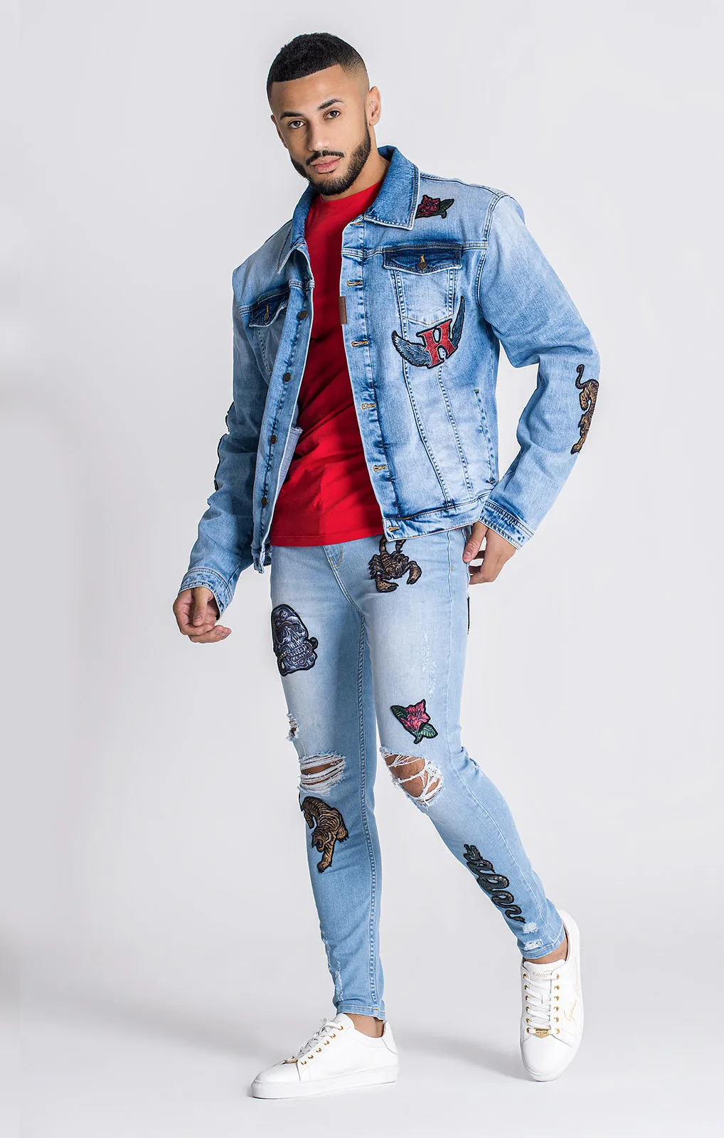 Light Blue Royals Denim Jacket