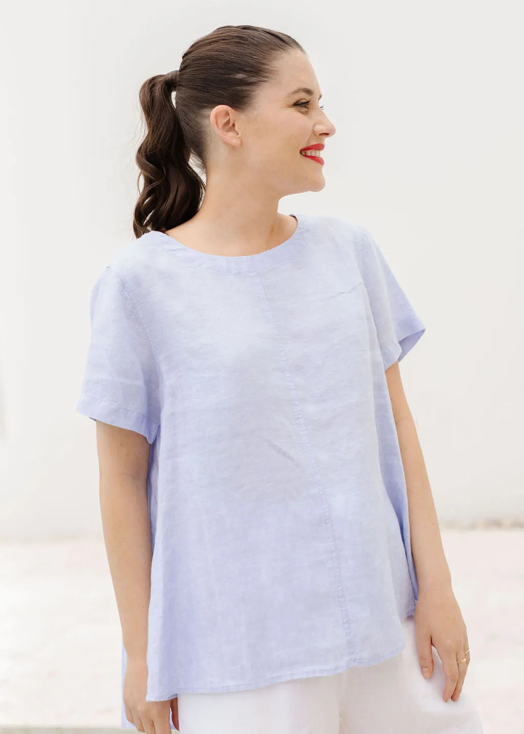 Linen Swing Top French Blue