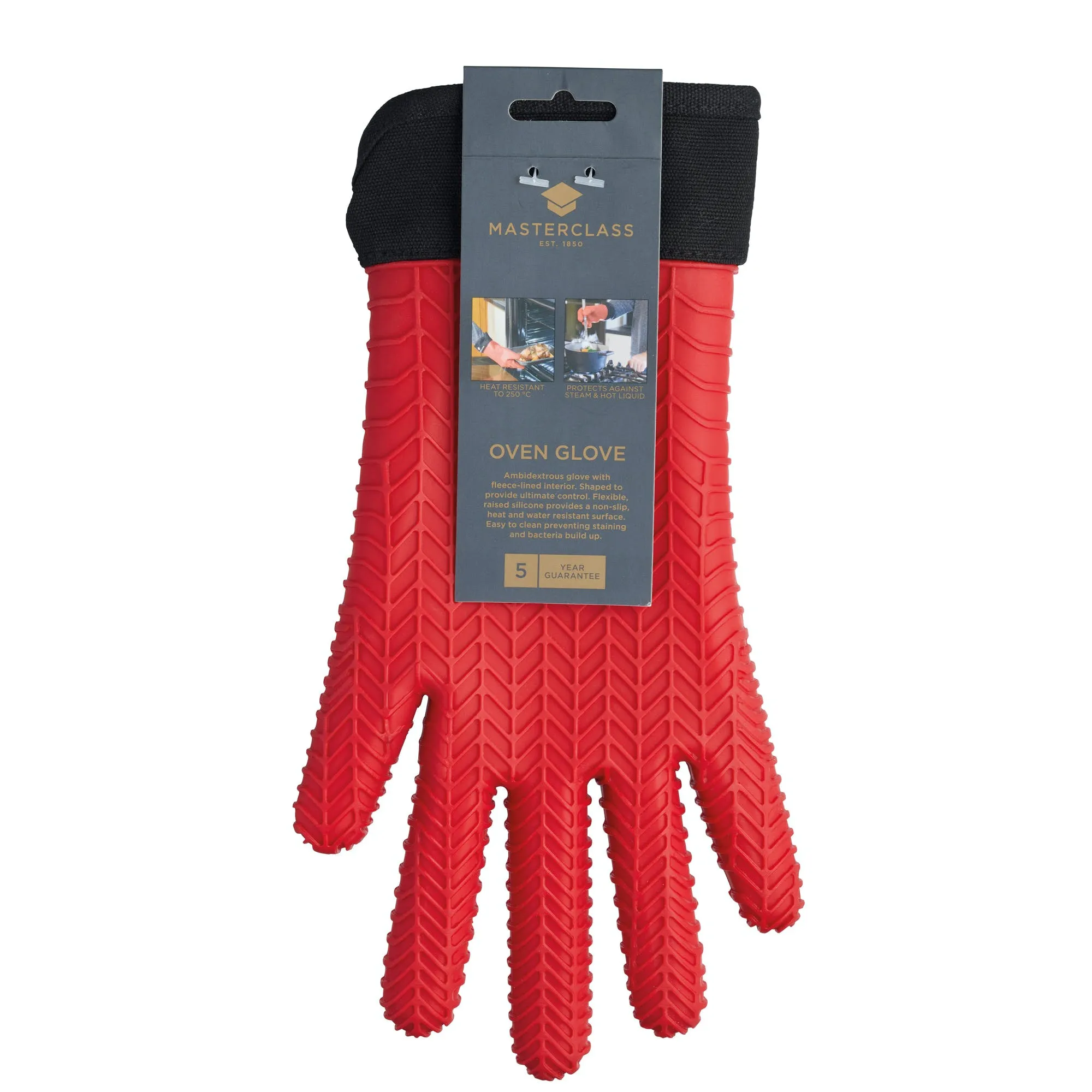 MasterClass Fleece Lined Silicone Oven Glove