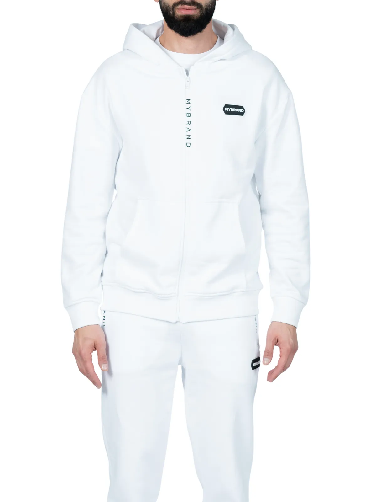 MB HEXAGON PATCH JACKET WHI | WHITE