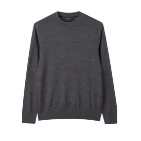 Men Mmk-Cypres-Crew Neck Sweater - Dk-Grey