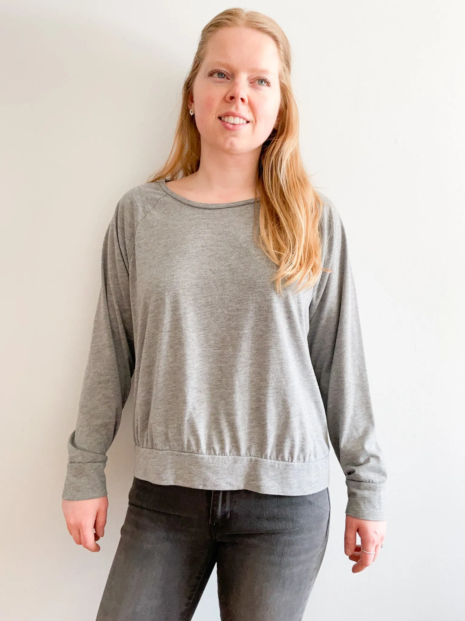 Monki Grey Pullover Sweater - M/L