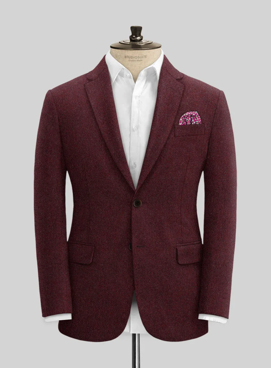 Naples Sangria Tweed Suit