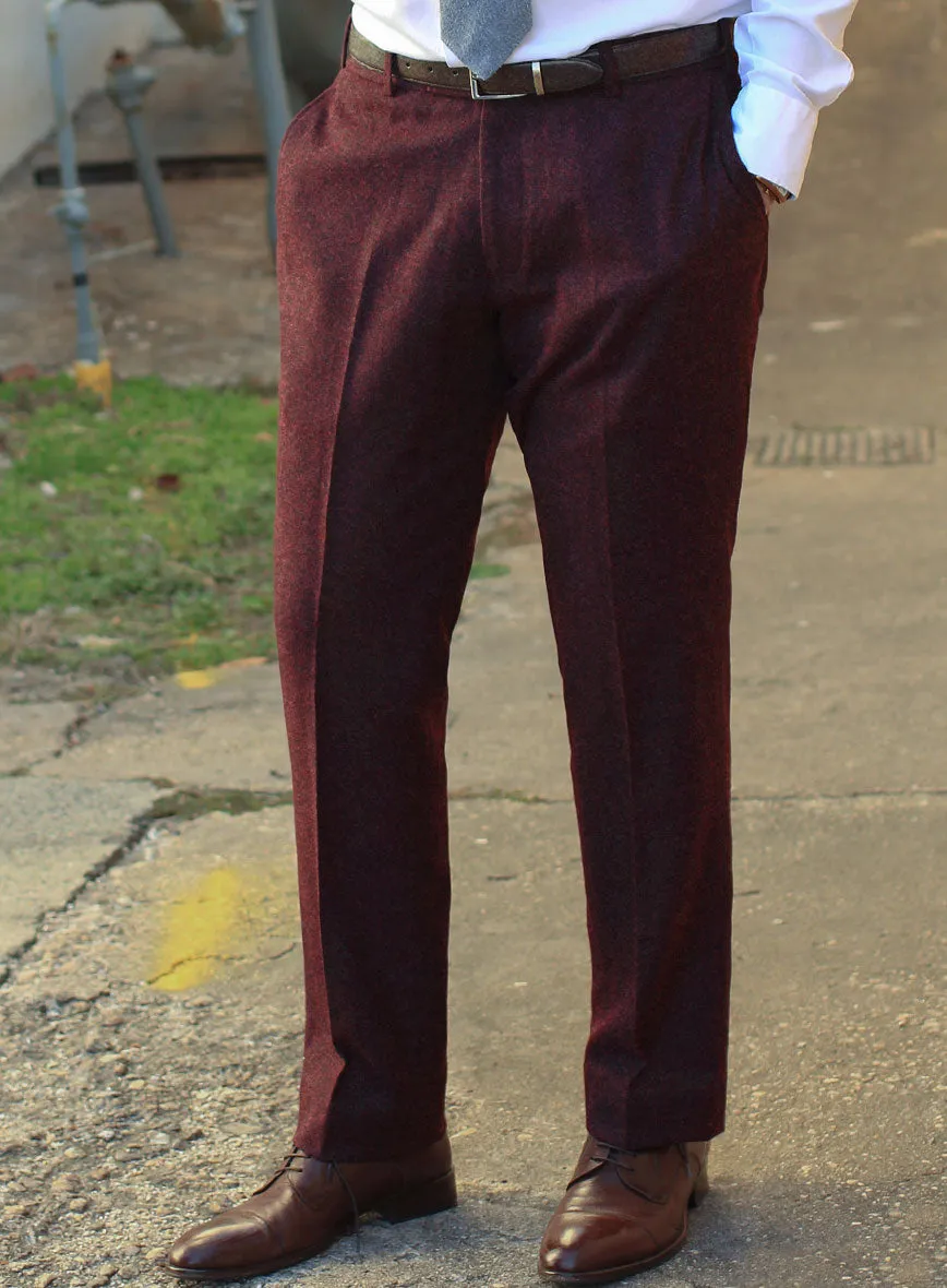 Naples Sangria Tweed Suit