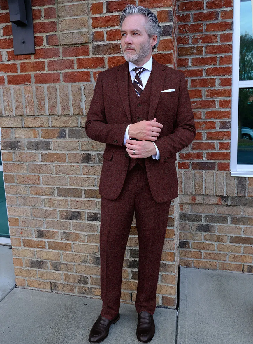 Naples Sangria Tweed Suit