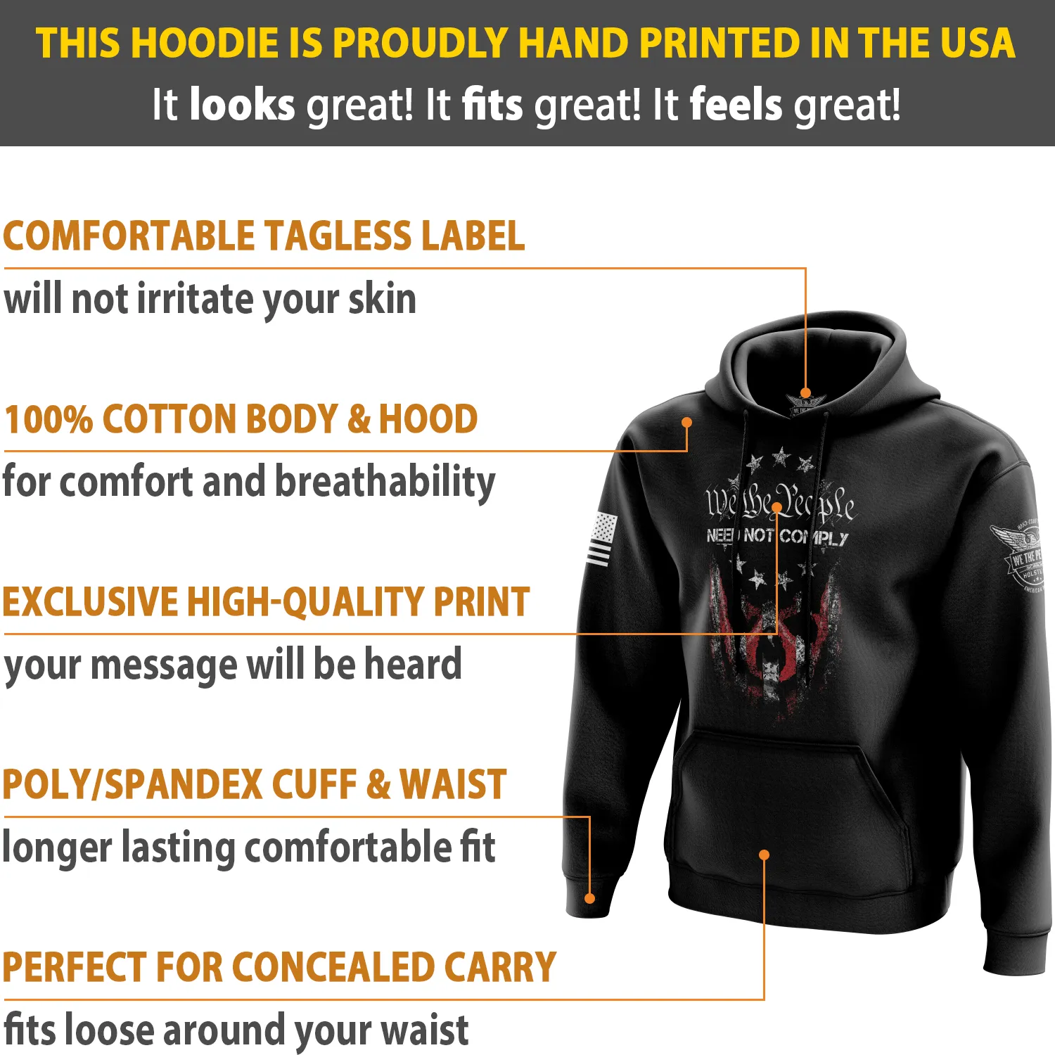 Need Not Comply Hoodie