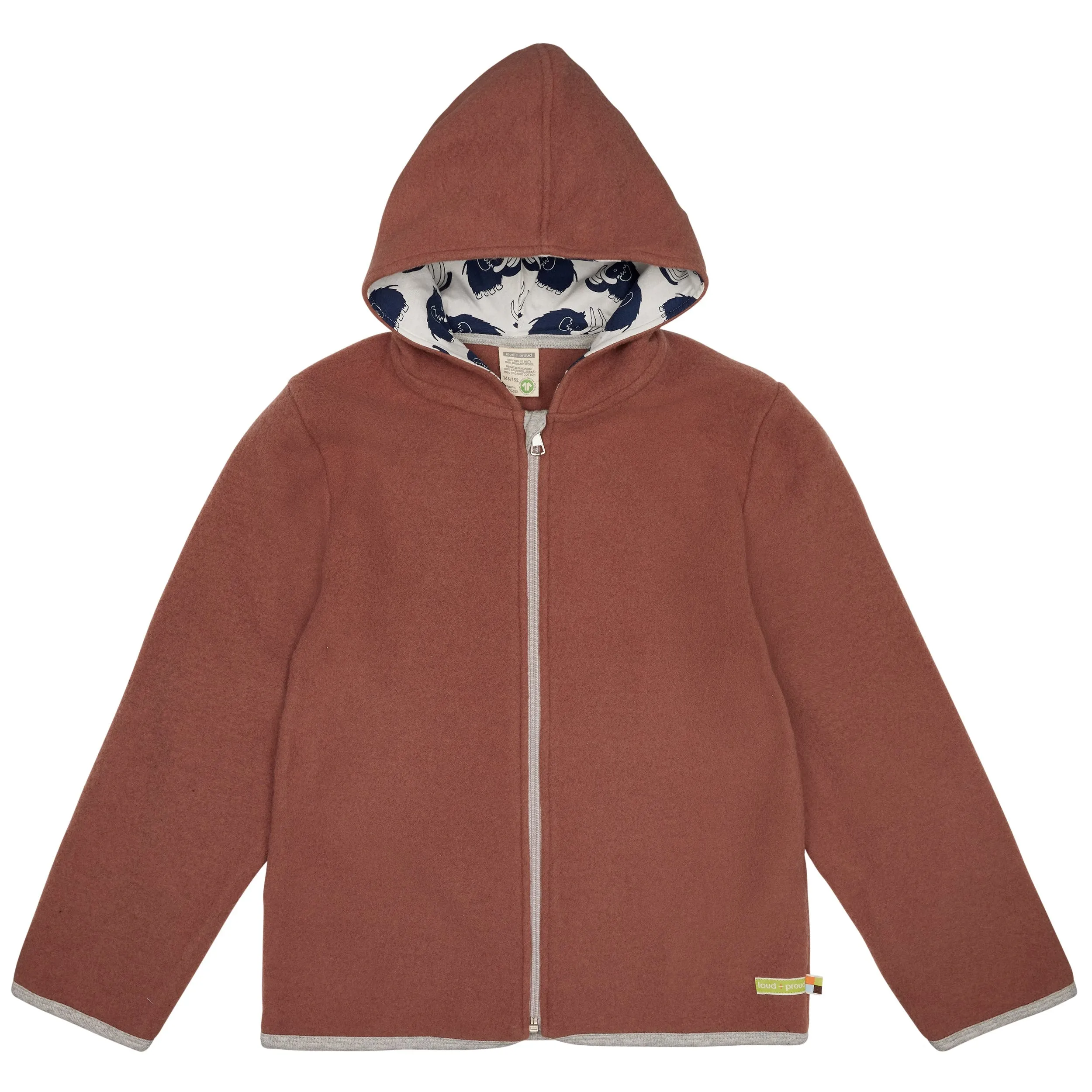 Nougat Wool Hoodie