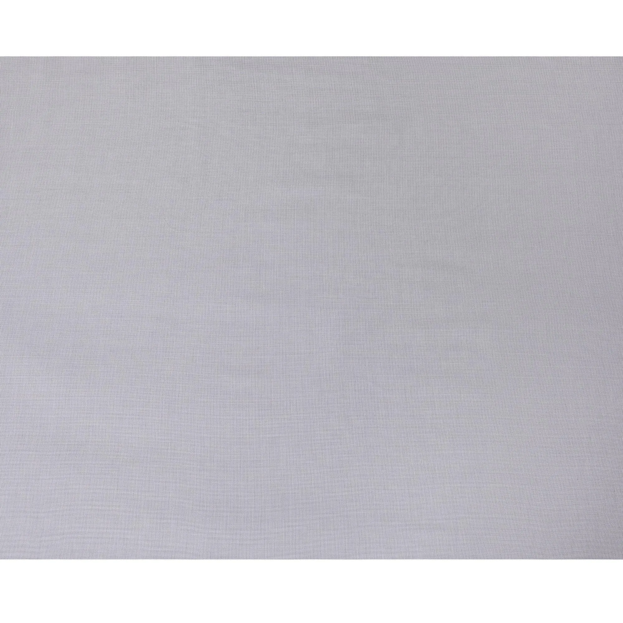 Off white Premium 100% cotton shirting fabric with pruple dots in self design-D16841