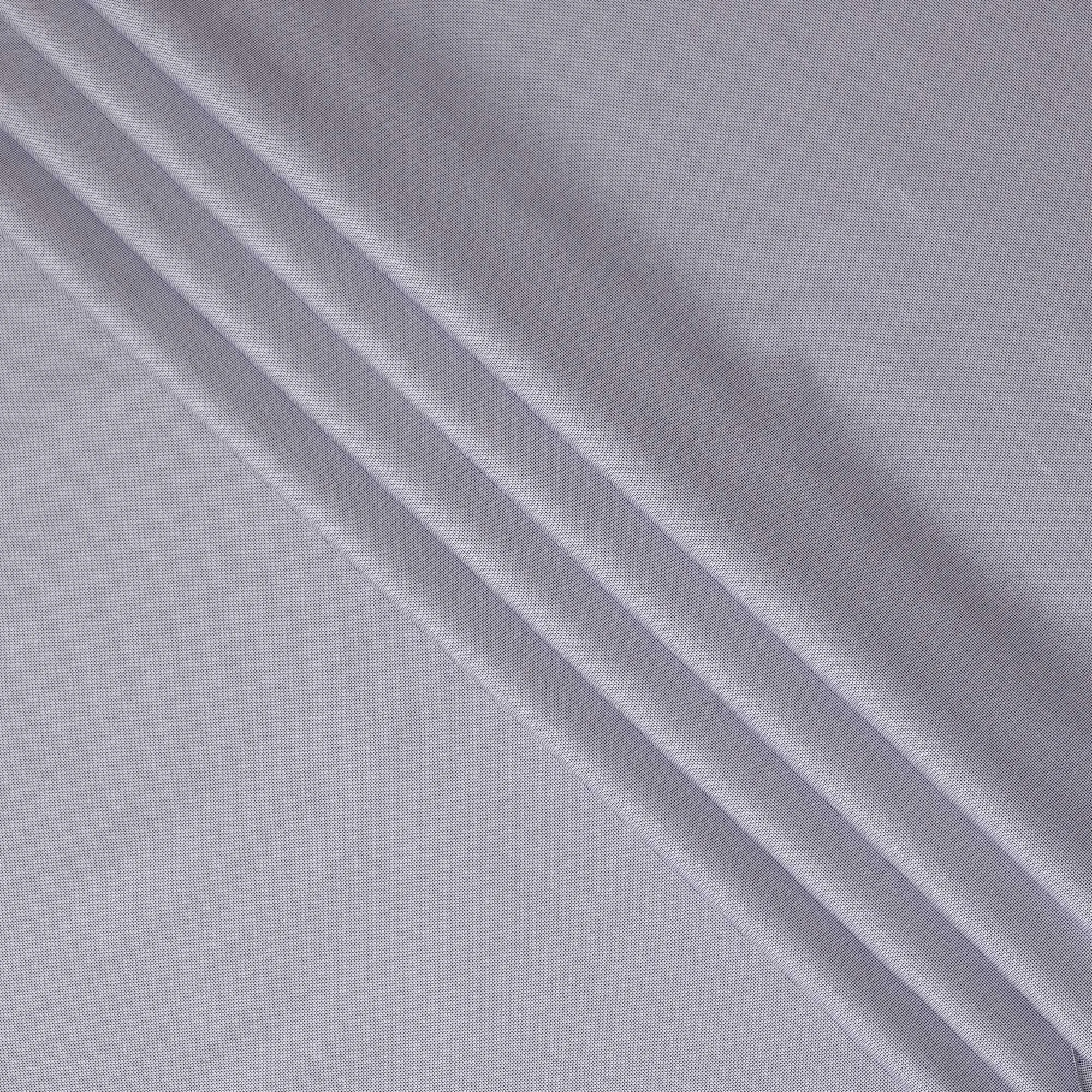 Off white Premium 100% cotton shirting fabric with pruple dots in self design-D16841