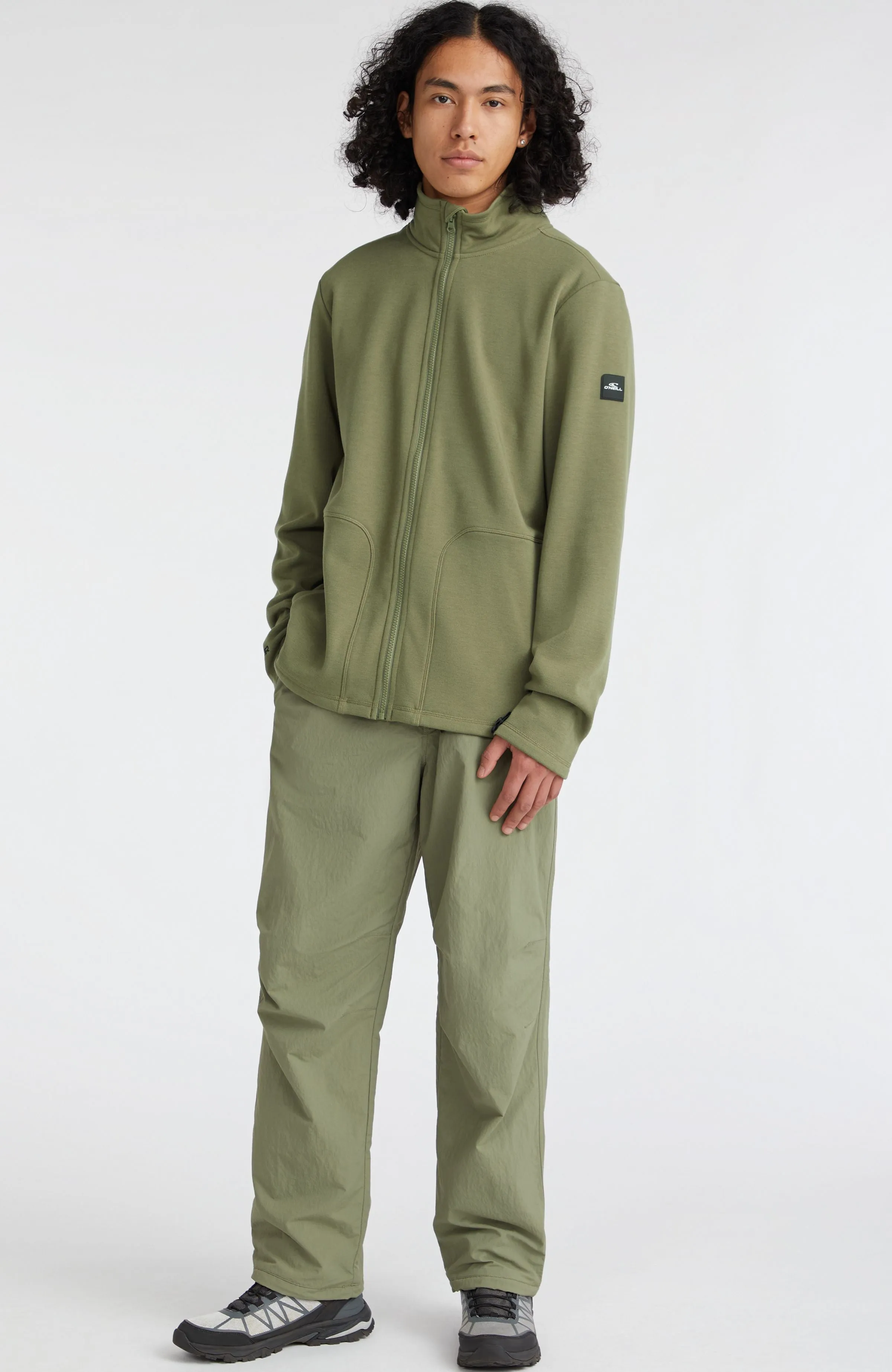 O'Neill TRVLR Series Full-Zip Fleece | Deep Lichen Green