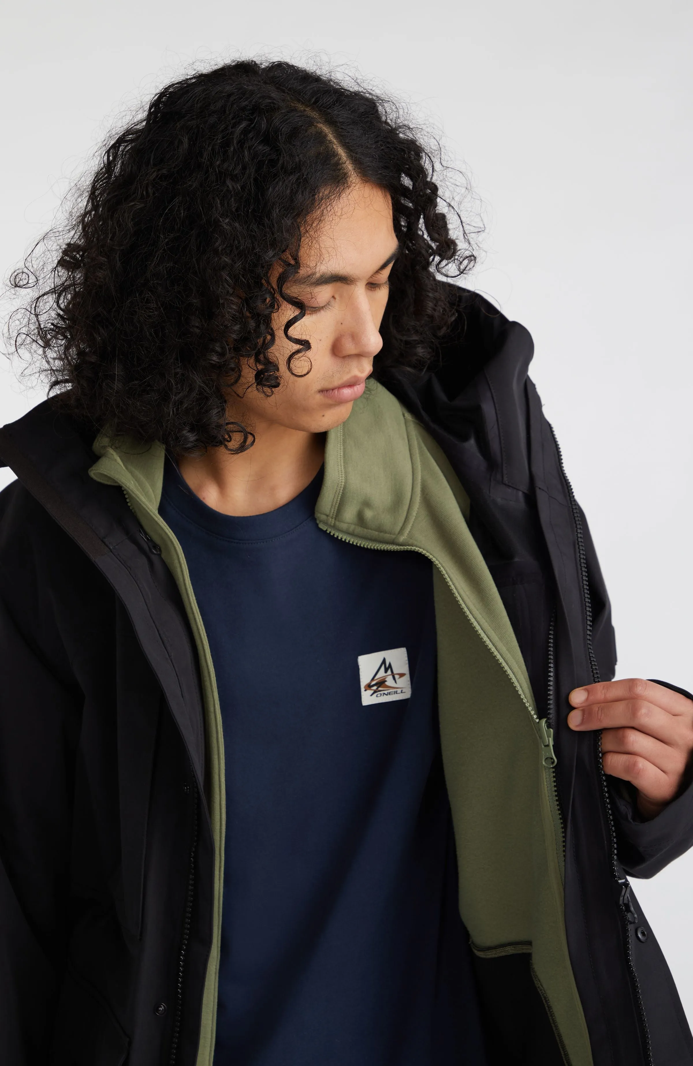 O'Neill TRVLR Series Full-Zip Fleece | Deep Lichen Green