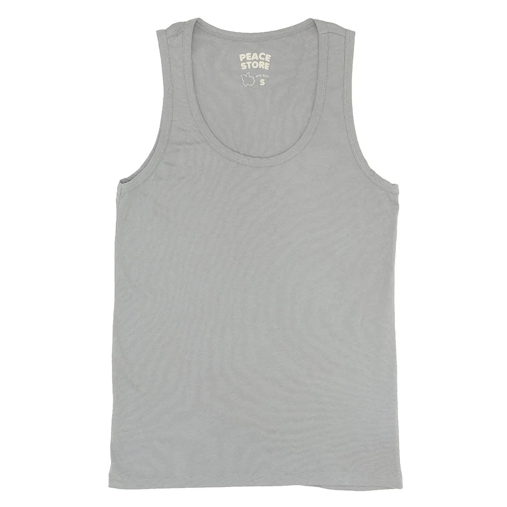 Peace Store Cotton Tank Top  - IRON