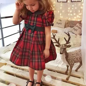 "Chrissy" Plaid Party Dress