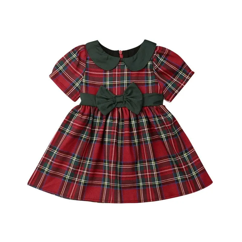 "Chrissy" Plaid Party Dress