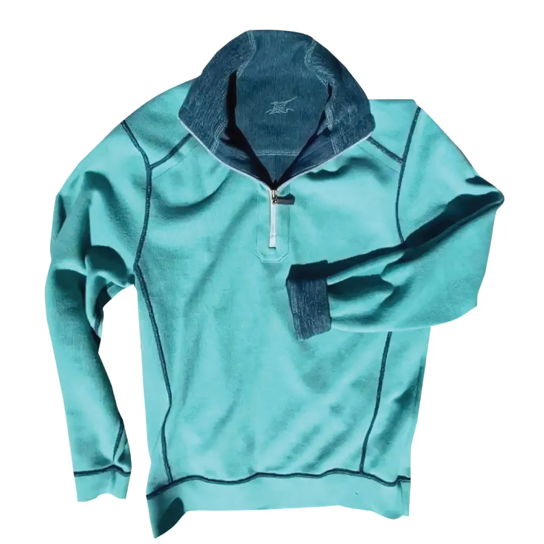 Riptide Quarter-Zip Reversible Sweater