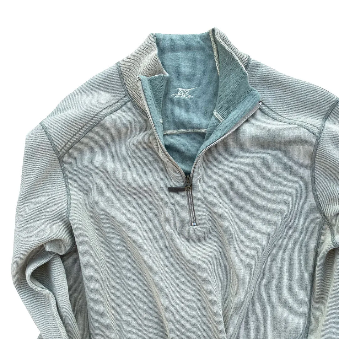 Riptide Quarter-Zip Reversible Sweater