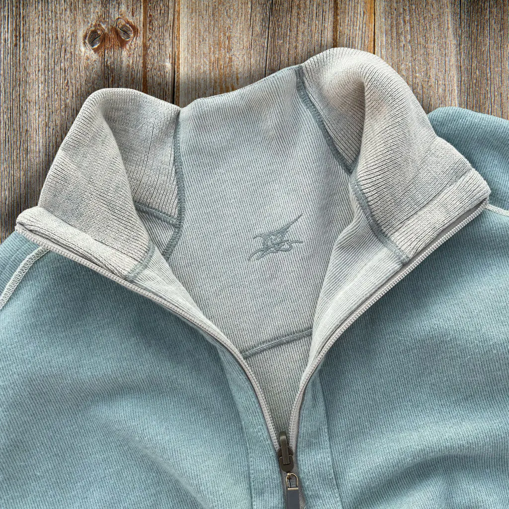 Riptide Quarter-Zip Reversible Sweater