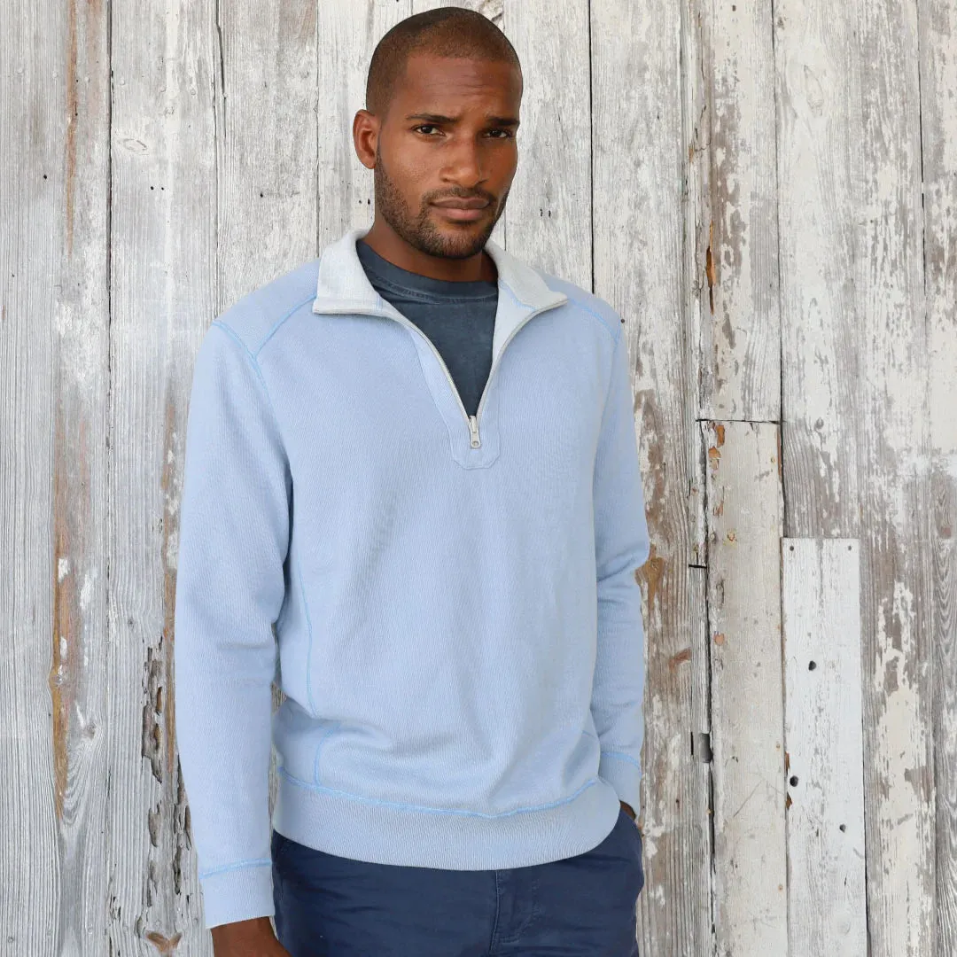 Riptide Quarter-Zip Reversible Sweater