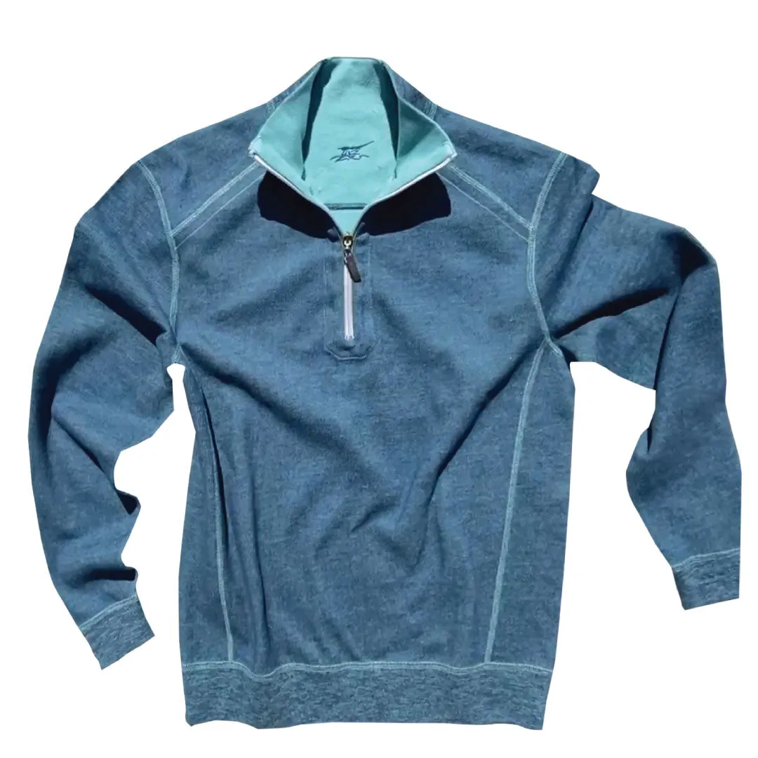 Riptide Quarter-Zip Reversible Sweater