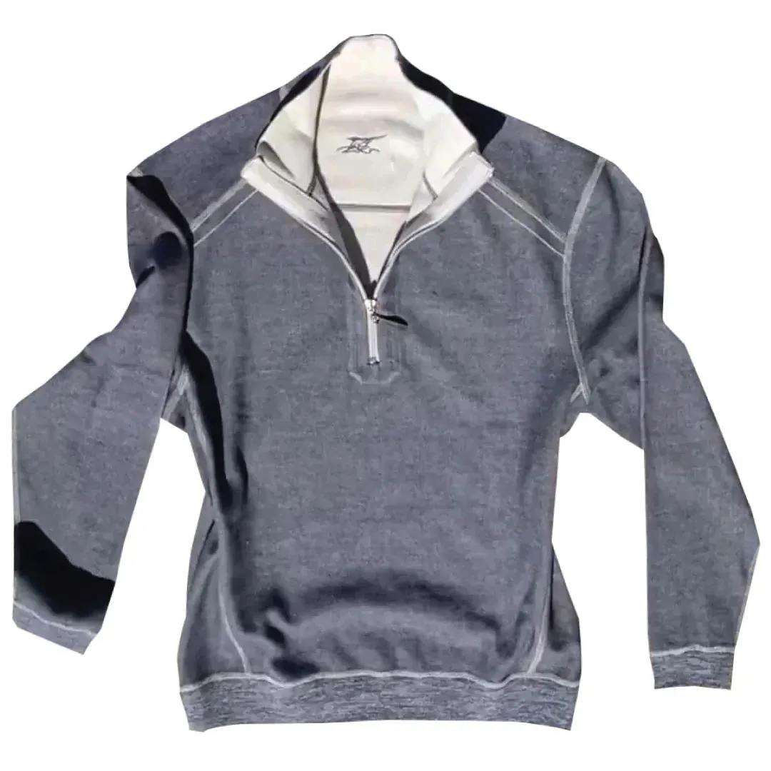 Riptide Quarter-Zip Reversible Sweater