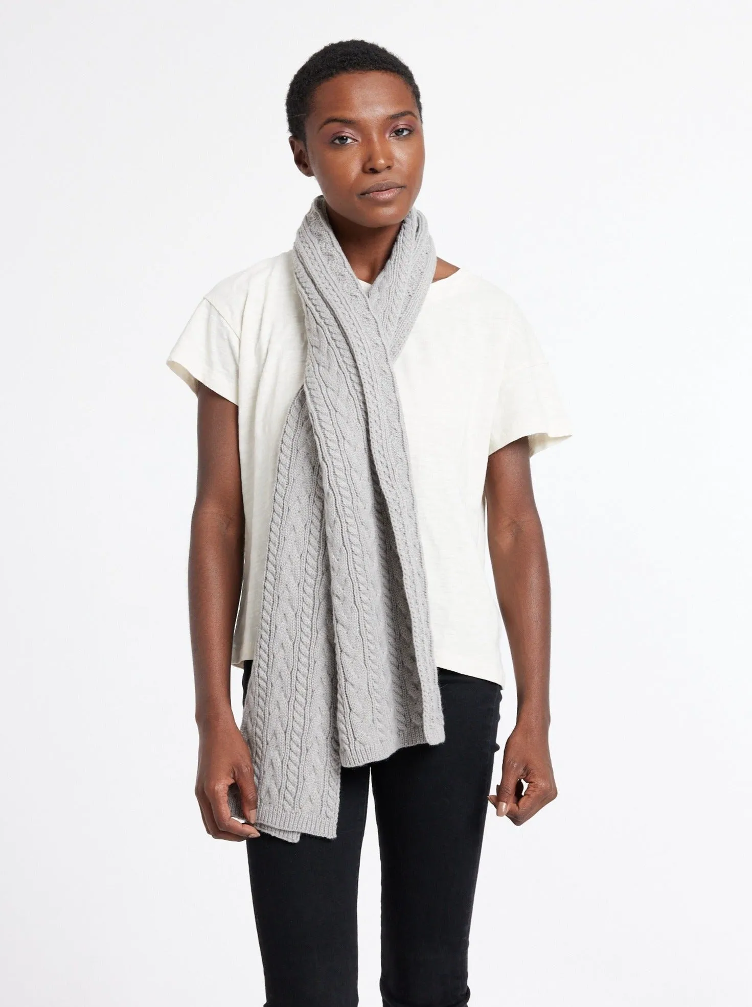 Roman Scarf - Grey