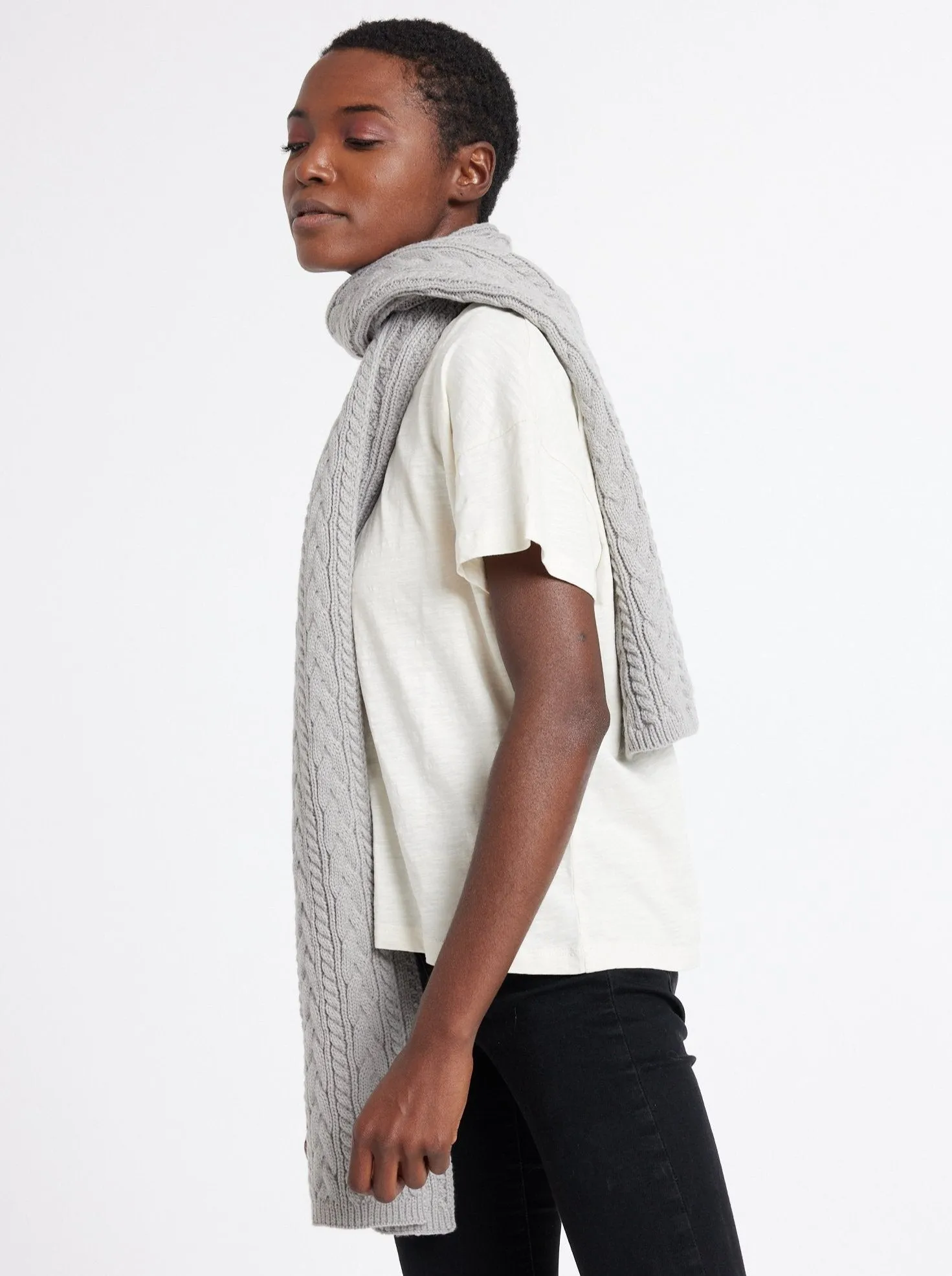 Roman Scarf - Grey