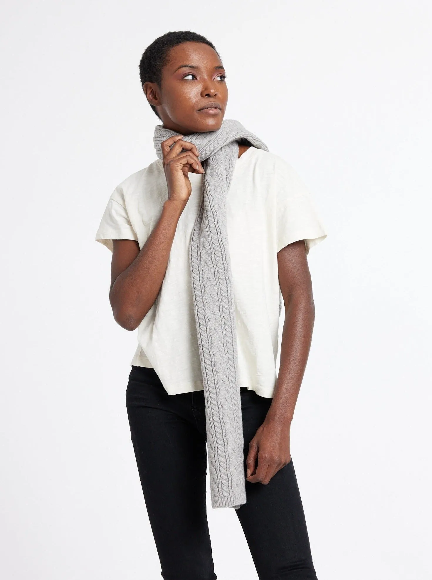 Roman Scarf - Grey