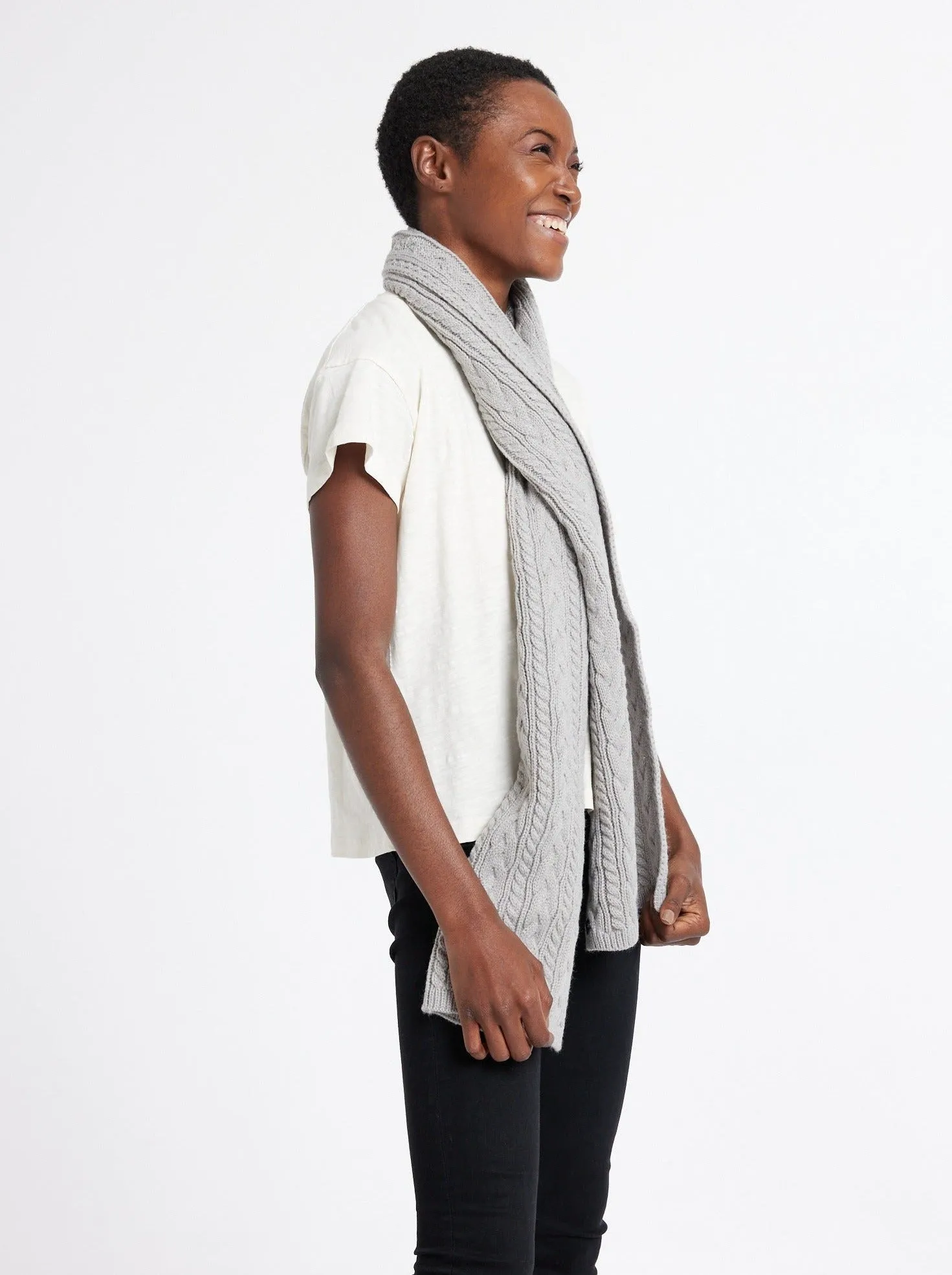 Roman Scarf - Grey