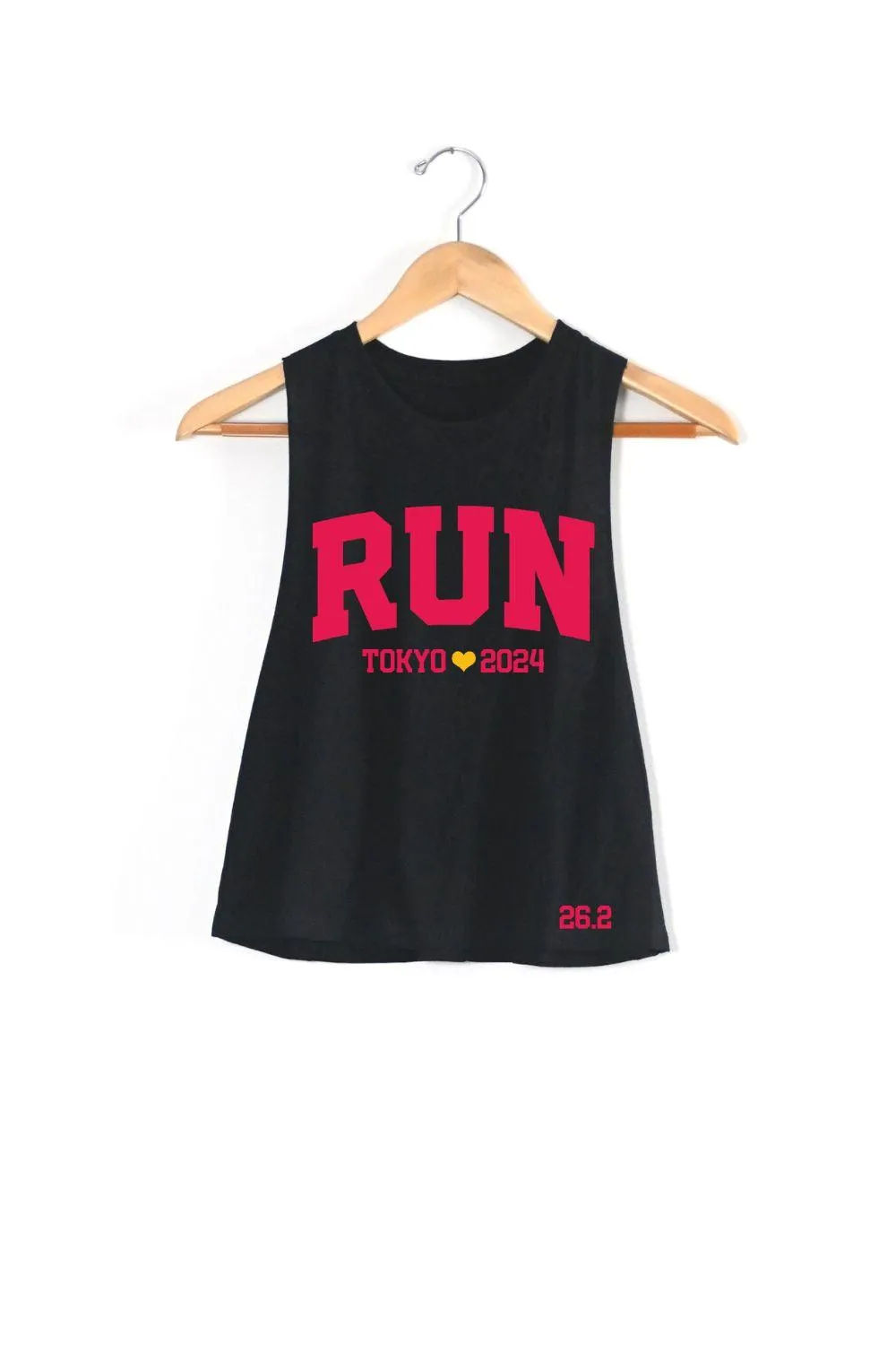 RUN Tokyo Racerback Crop Tank