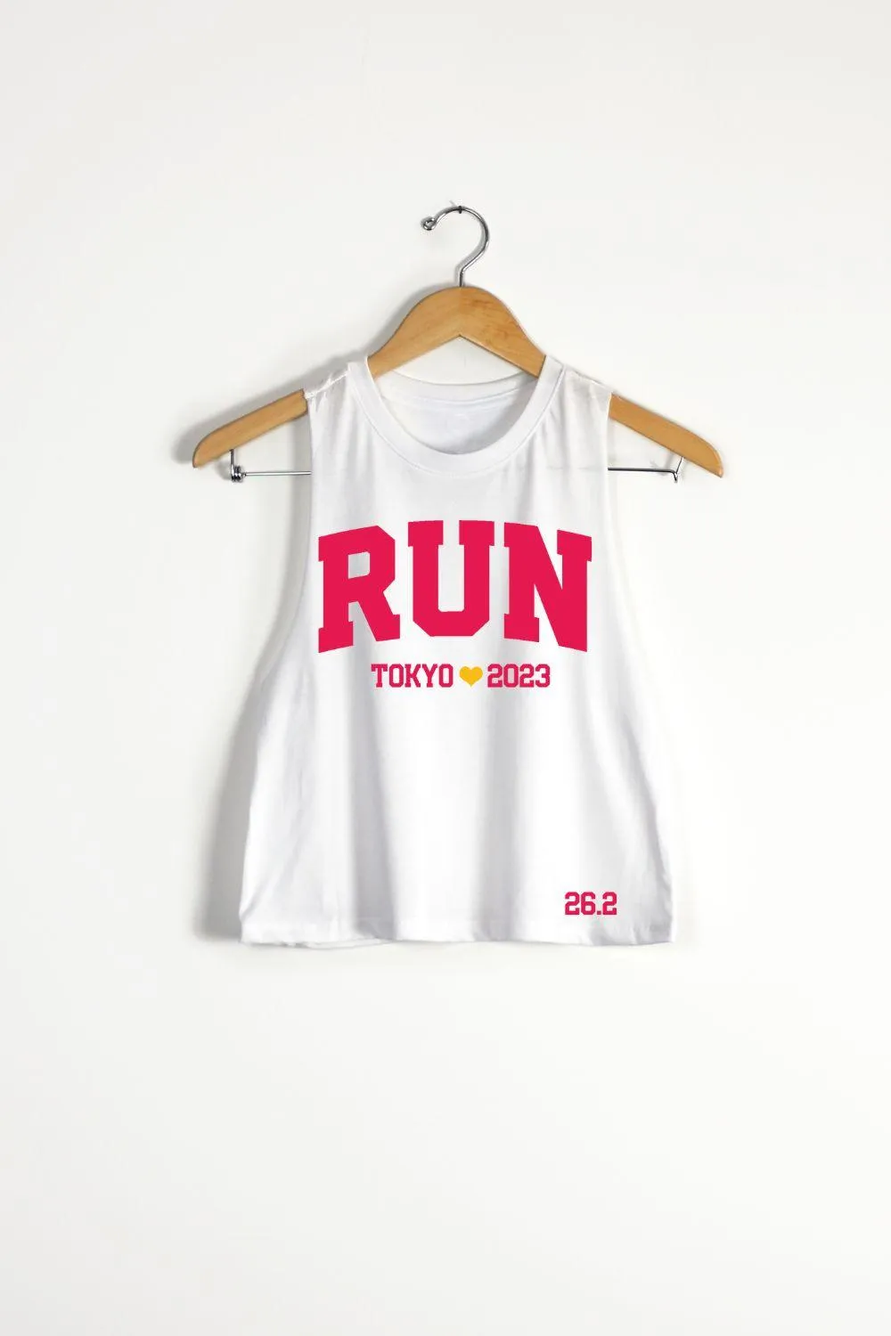 RUN Tokyo Racerback Crop Tank