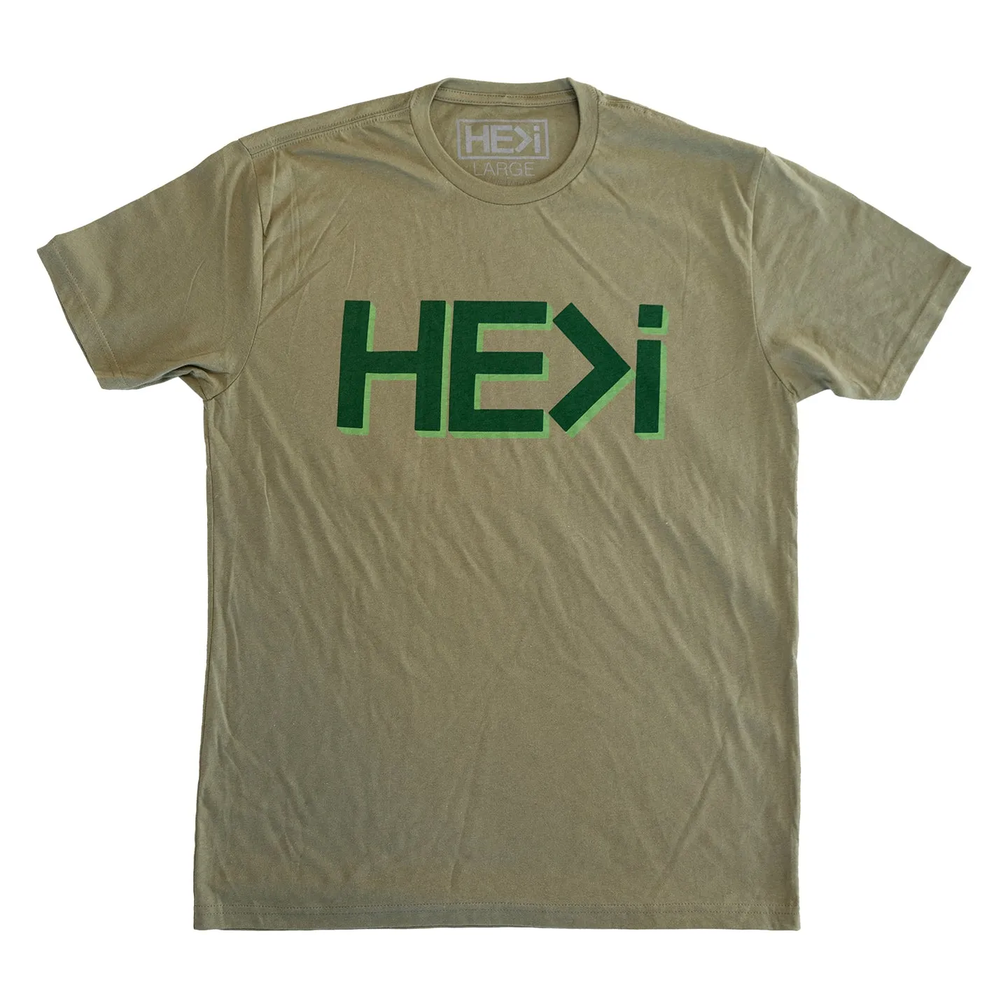 SHADOW TEE IN LIGHT OLIVE