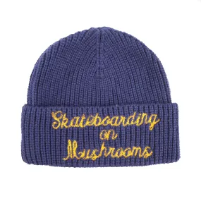 Stingwater Skateboarding on Mushrooms Beanie - Navy