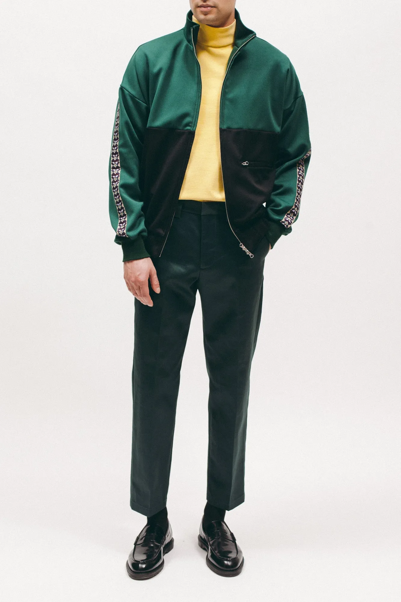 Track Jacket - Evergreen/Black