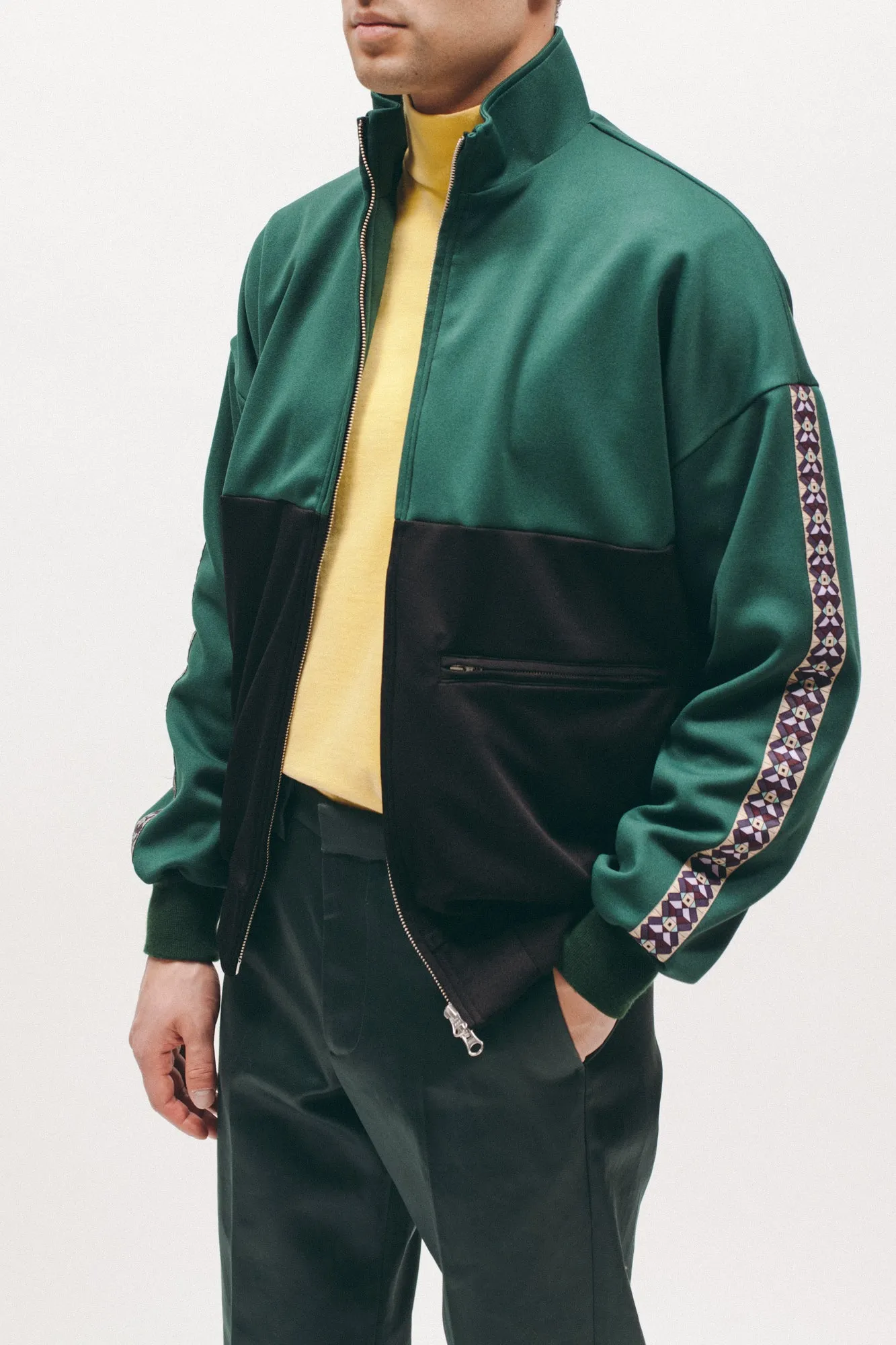 Track Jacket - Evergreen/Black