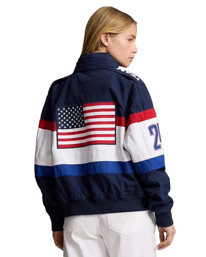 Unisex Cotton Bomber Jacket - Team USA Olympic Uniform | Stylish & Comfortable