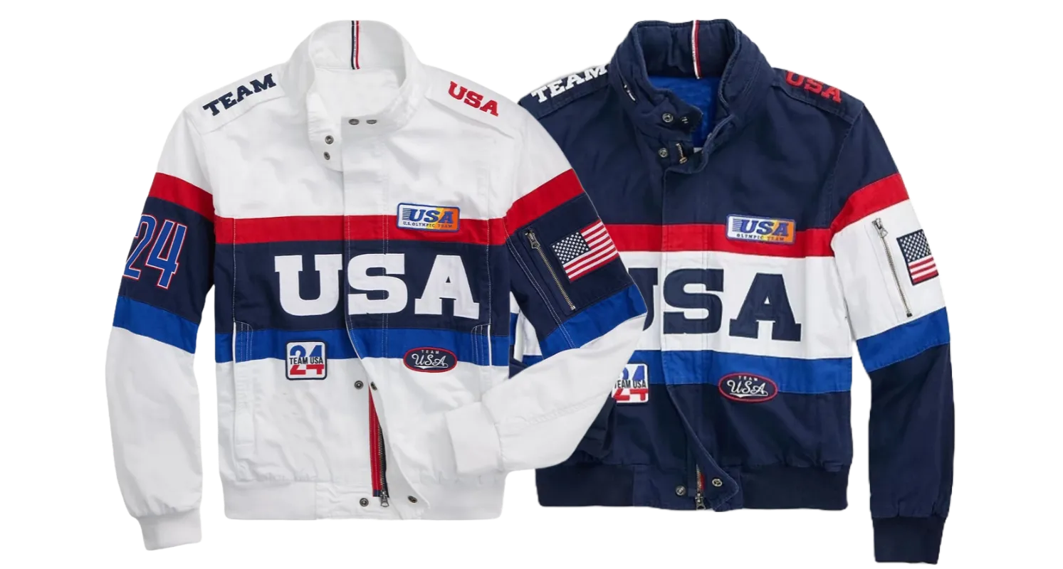 Unisex Cotton Bomber Jacket - Team USA Olympic Uniform | Stylish & Comfortable