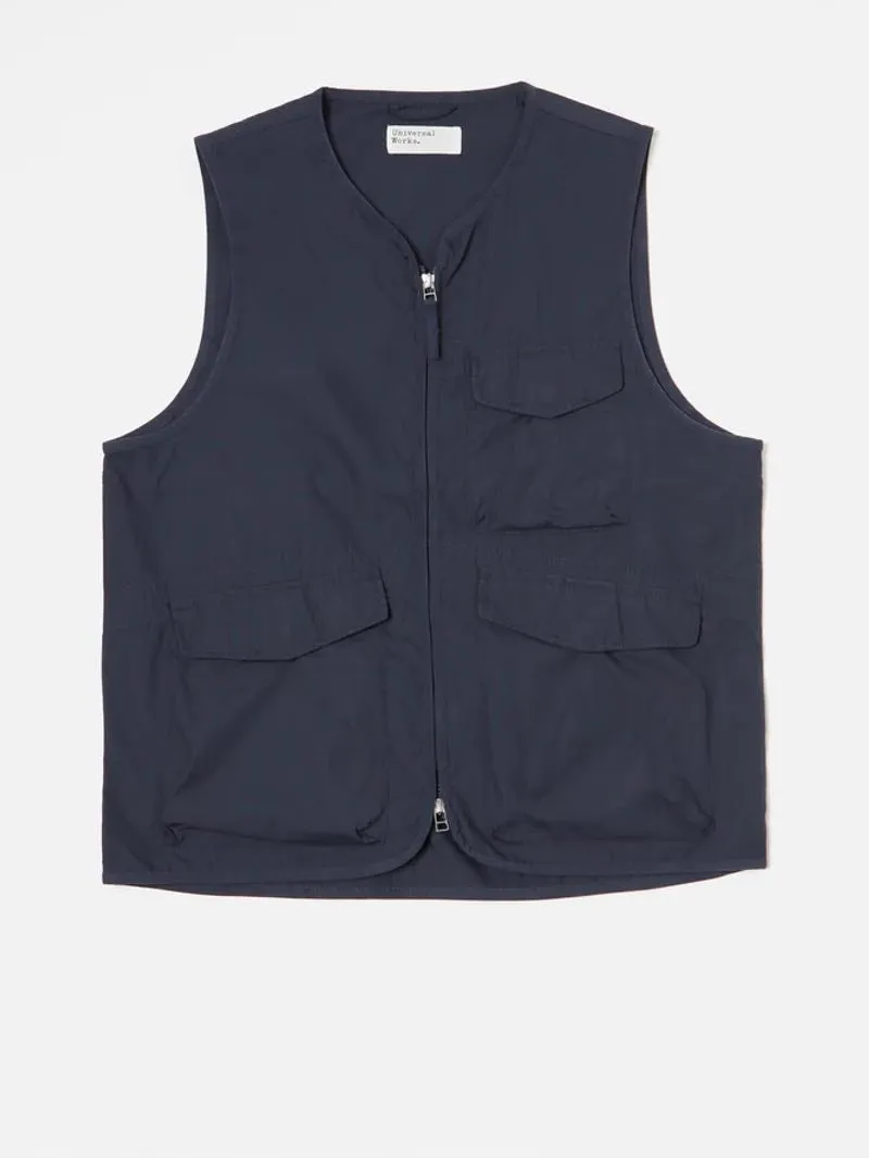 Universal Works Parachutte Vest Navy