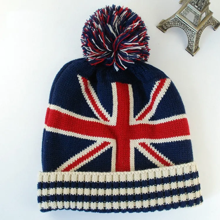 USA Stars Stripe American Flag Beanie