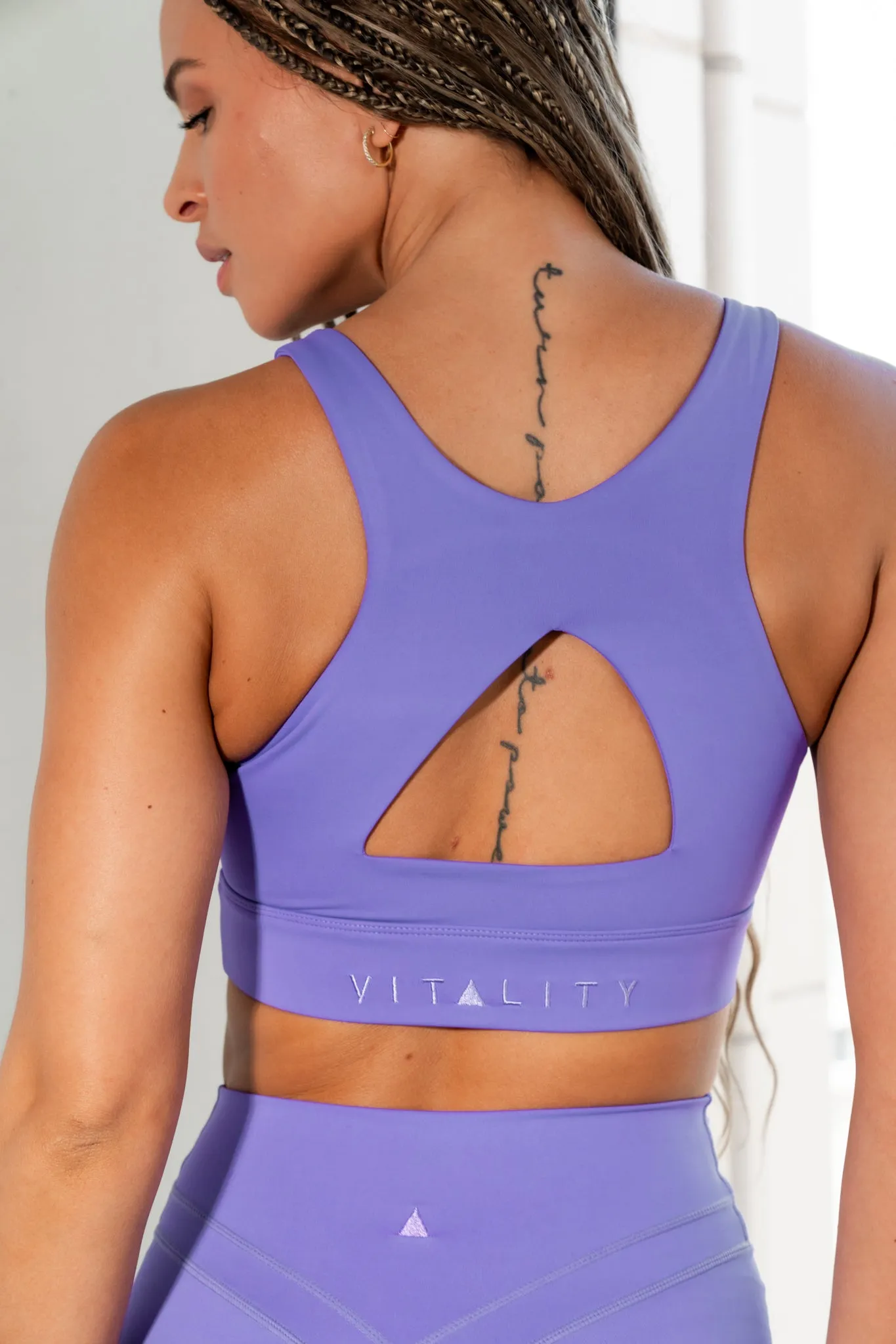 Vitality Pulse™ Keyhole Longline - Neon Lilac