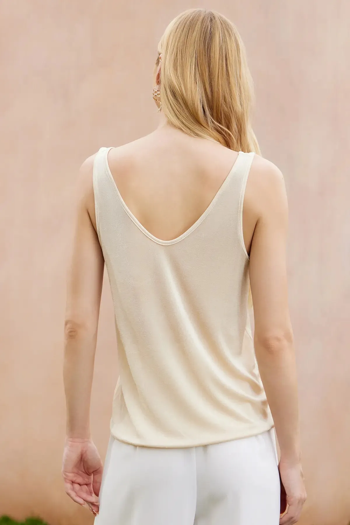 Women's Deep V Neck Tank Top