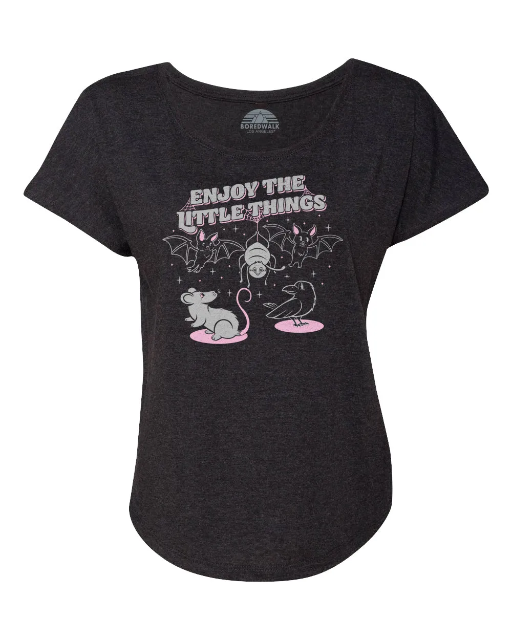 Women's Enjoy The Little Things Scoop Neck T-Shirt