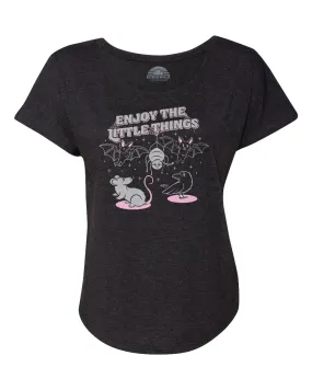 Women's Enjoy The Little Things Scoop Neck T-Shirt