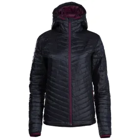 Womens Merino Wool Insulated Jacket (Black/Wine)