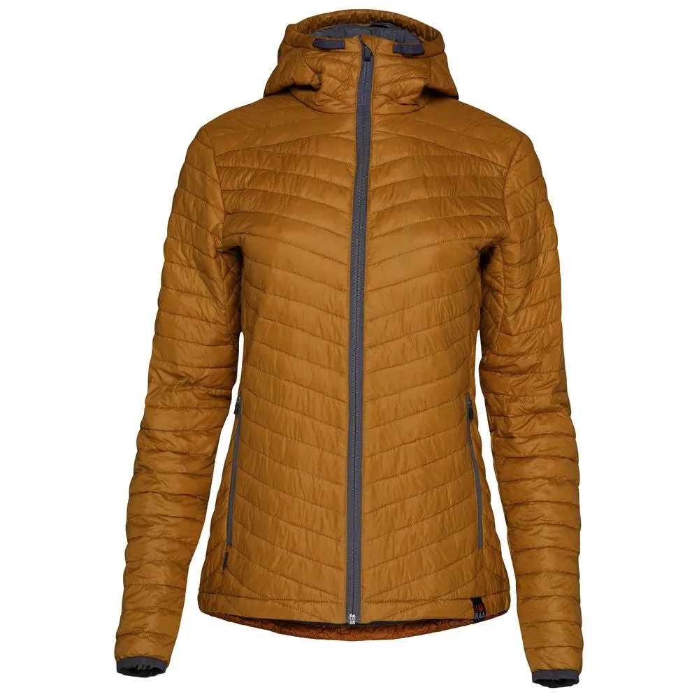 Womens Merino Wool Insulated Jacket (Mustard/Smoke)