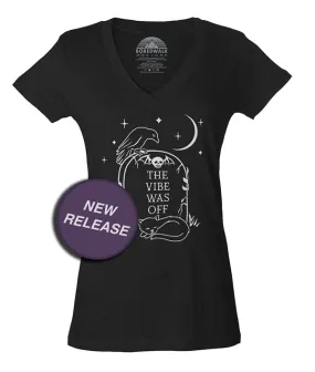 Women's The Vibe Was Off Vneck T-Shirt