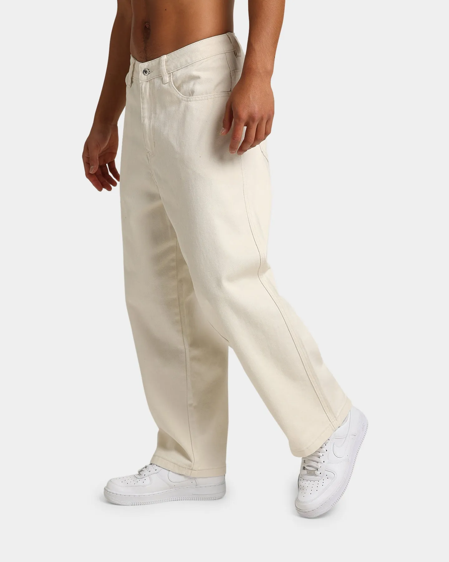 X-Large Bull Denim 91 Pants Cream