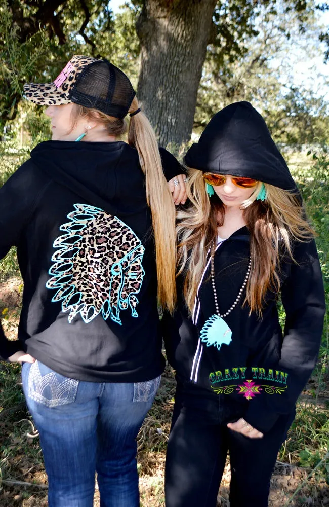 Zuni Zip Up Hoodie by Crazy Train